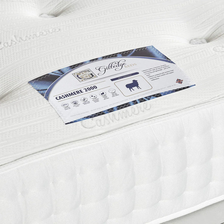 Giltedge Beds Cashmere 2000 Pocket Sprung Mattress | Support